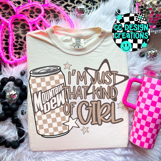 Just That Kind of Girl MTN De w PNG Digital Download