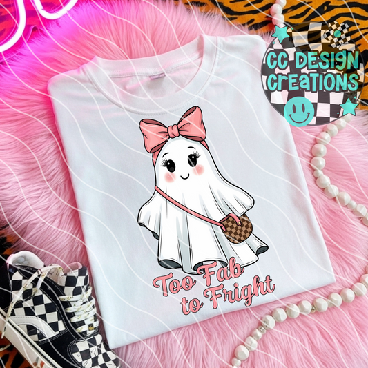 Too Fab To Fright PNG Digital Download
