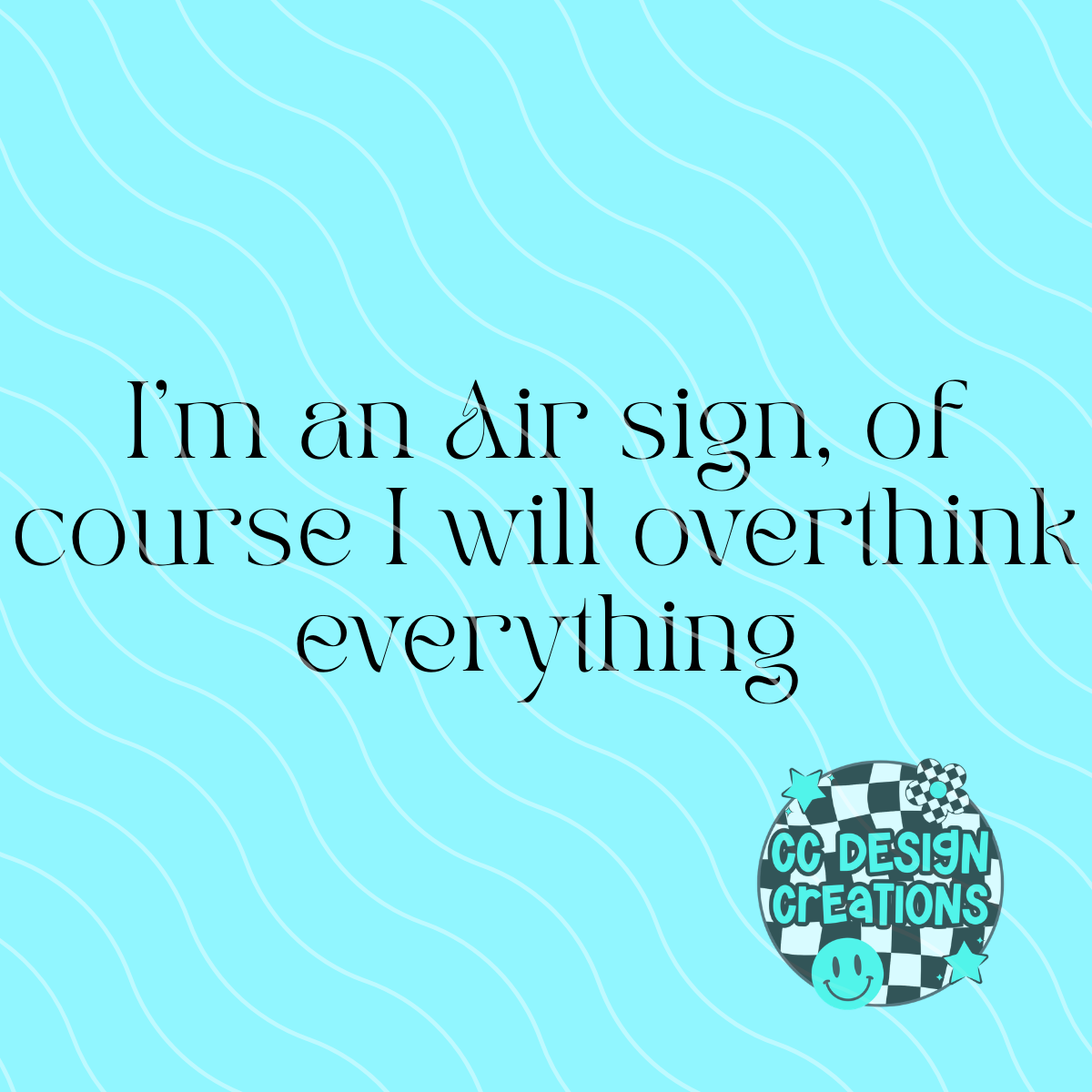 Air Sign PNG Digital Download (Black + White Included)