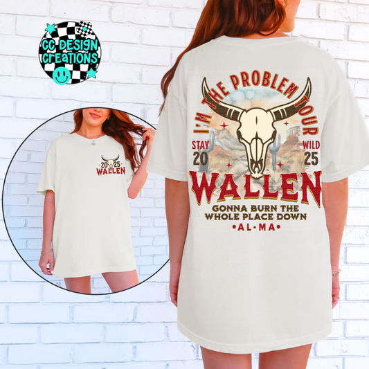 Im The Problem Tour Wallen PNG Digital Download