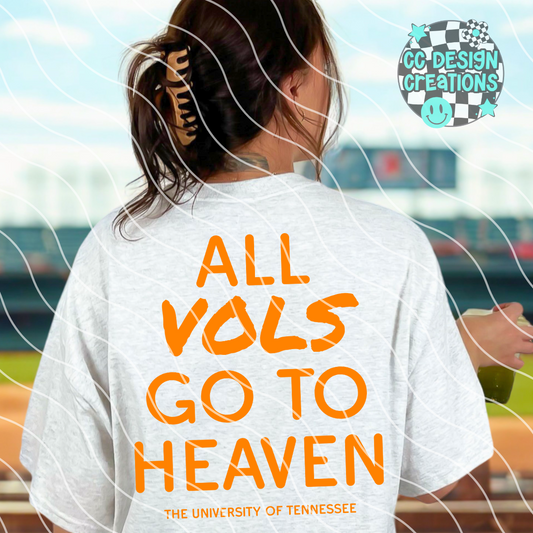 All Vols Go To Heaven PNG Digital Download