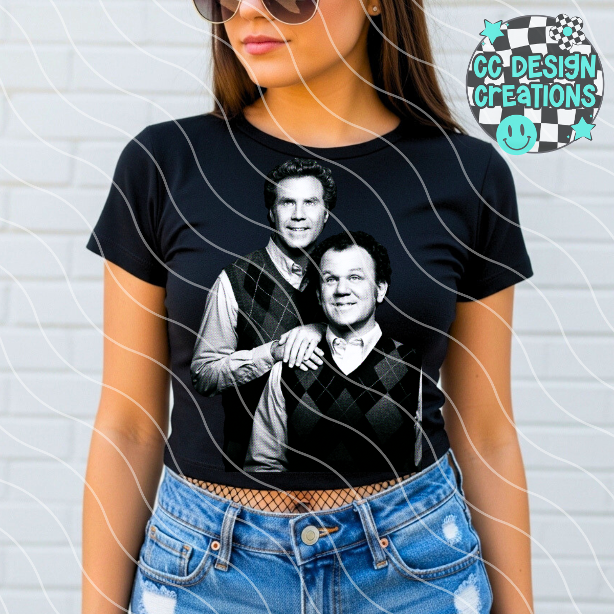 Step Brothers Halftone PNG Digital Download
