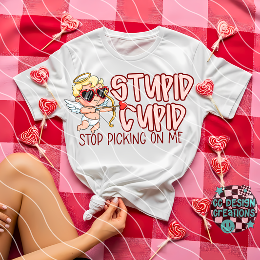 Stupid Cupid PNG Digital Download