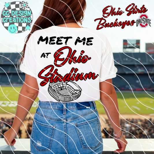 Meet Me At Ohio Stadium PNG Digital Download
