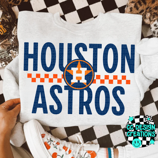 Astros Retro PNG Digital Download