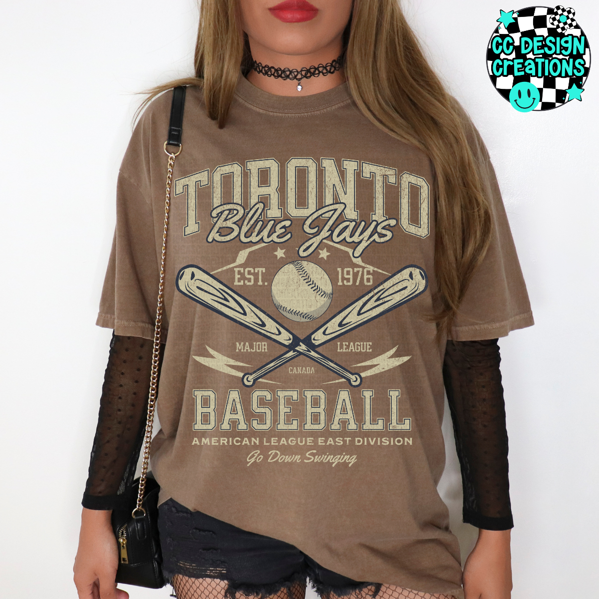 Blue Jays Retro Baseball PNG Digital Download