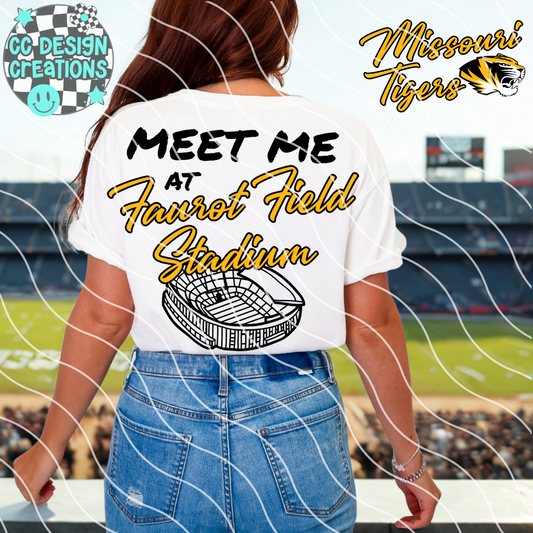 Meet Me At Faurot Stadium Mizzou PNG Digital Download