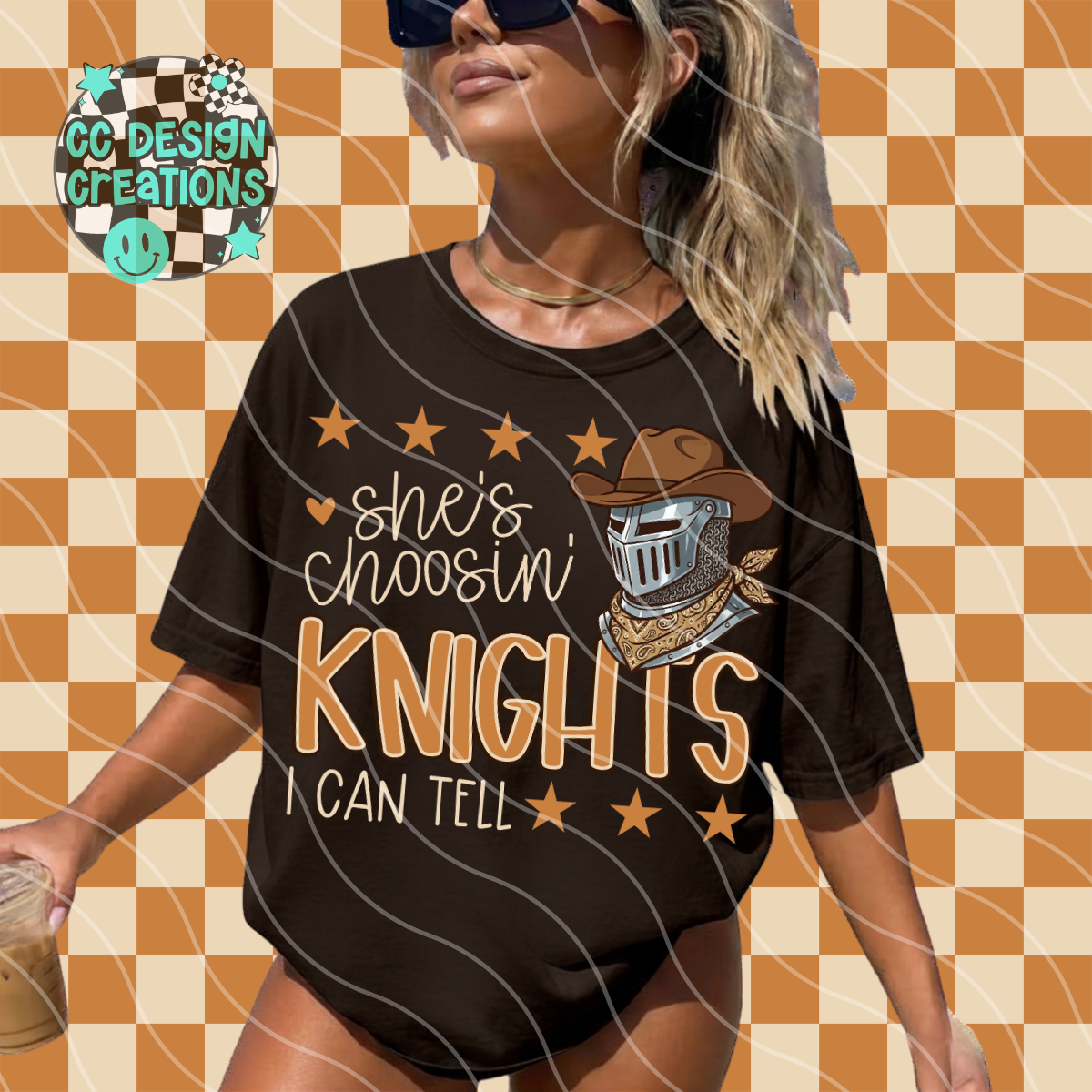 SHE'S CHOOSIN KNIGHTS MASCOT PNG DIGITAL DOWNLOAD