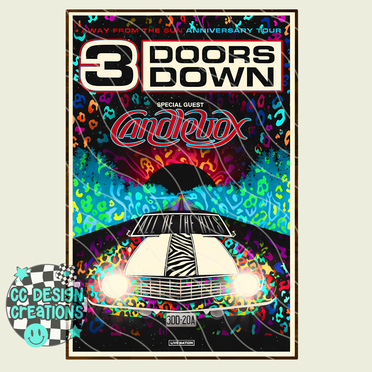 3 Doors Down Wild PNG Digital Download