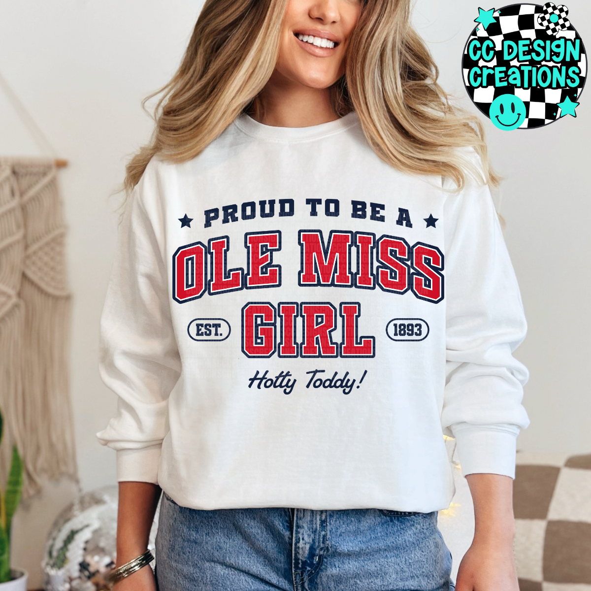 Proud To Be A Ole Miss Girl PNG Digital Download