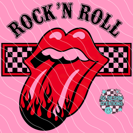 Rock N Roll PNG Digital Download