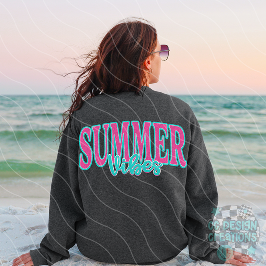 Summer Vibes PNG Digital Download