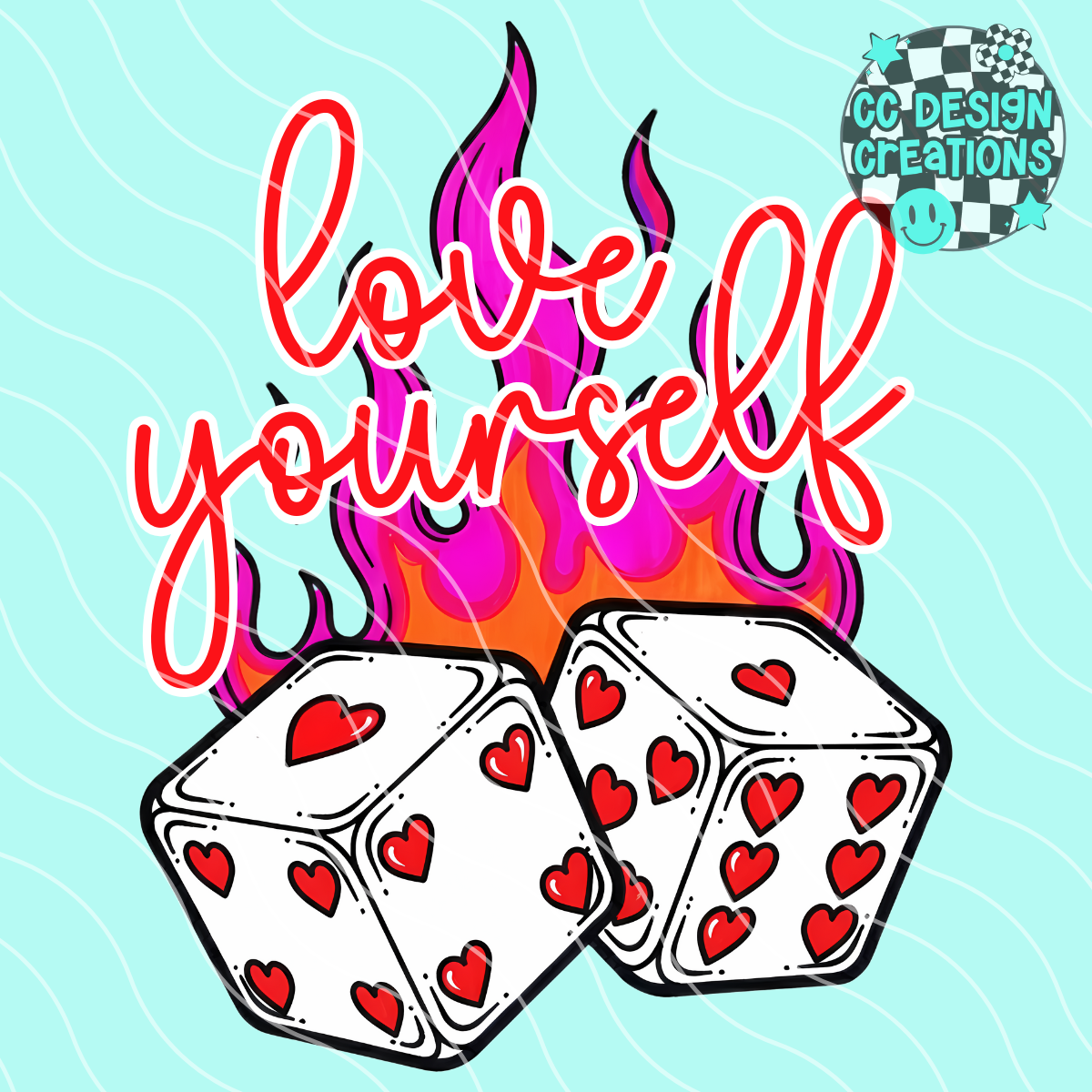 Love Yourself PNG Digital Download