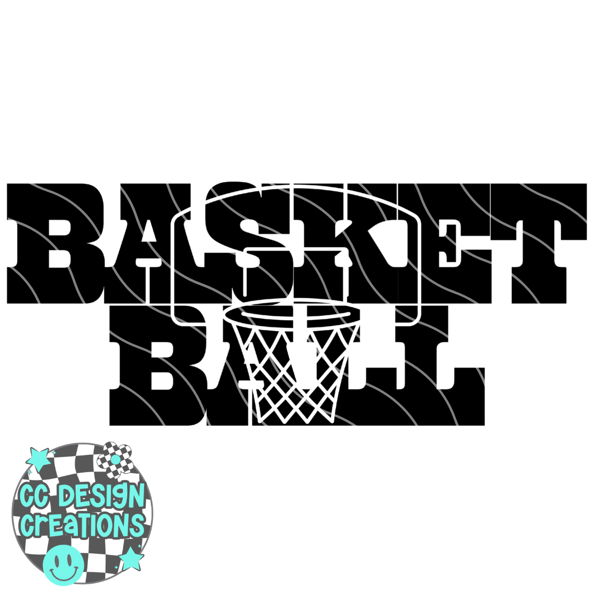 Basketball See Through PNG Digital Download