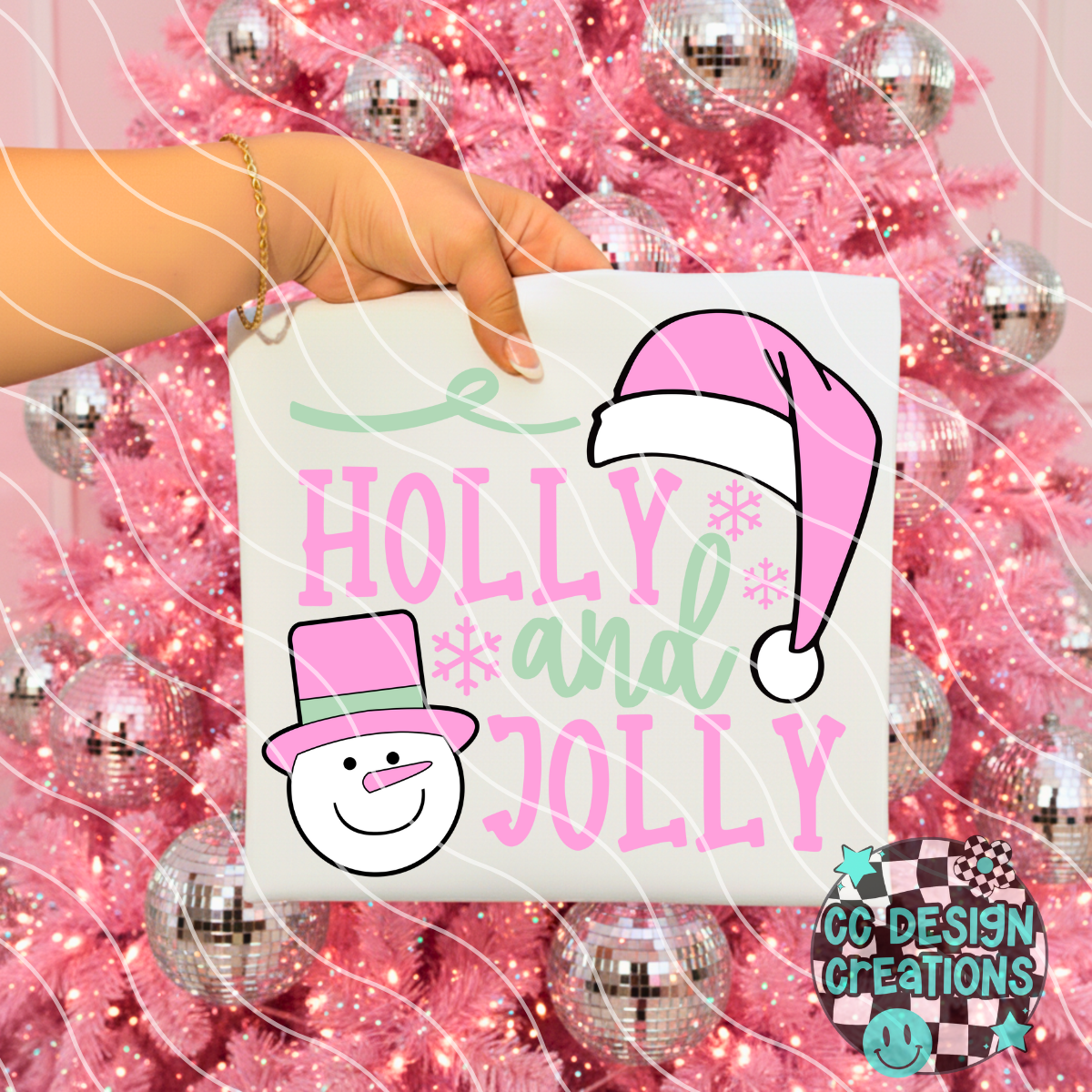 Holly and Jolly PNG Digital Download