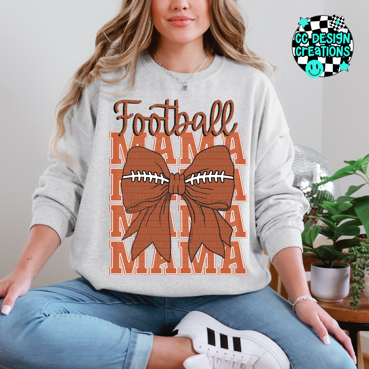 Football Mama PNG Digital Download