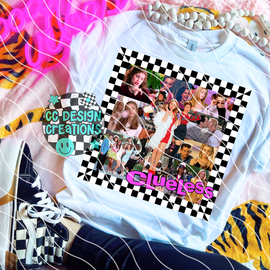 Clueless Summer Movie Collage PNG Digital Download