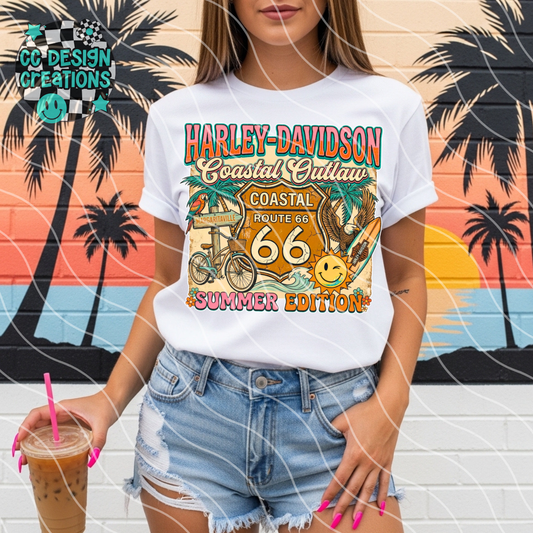 Harley Summer Edition PNG Digital Download