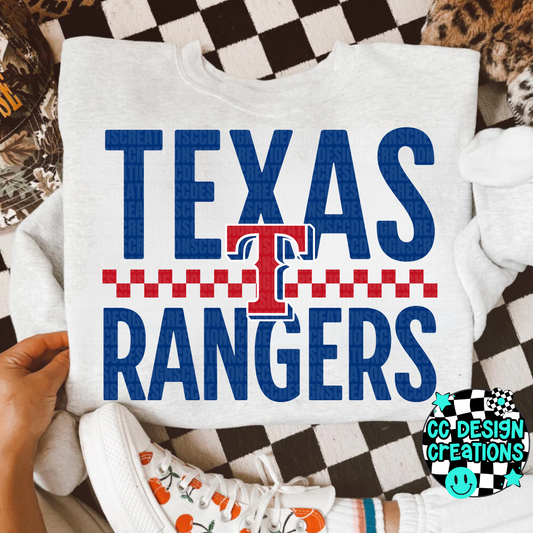 Rangers Retro PNG Digital Download