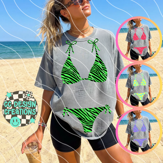 SUMMER BIKINI WILD BUNDLE PNG Digital Download