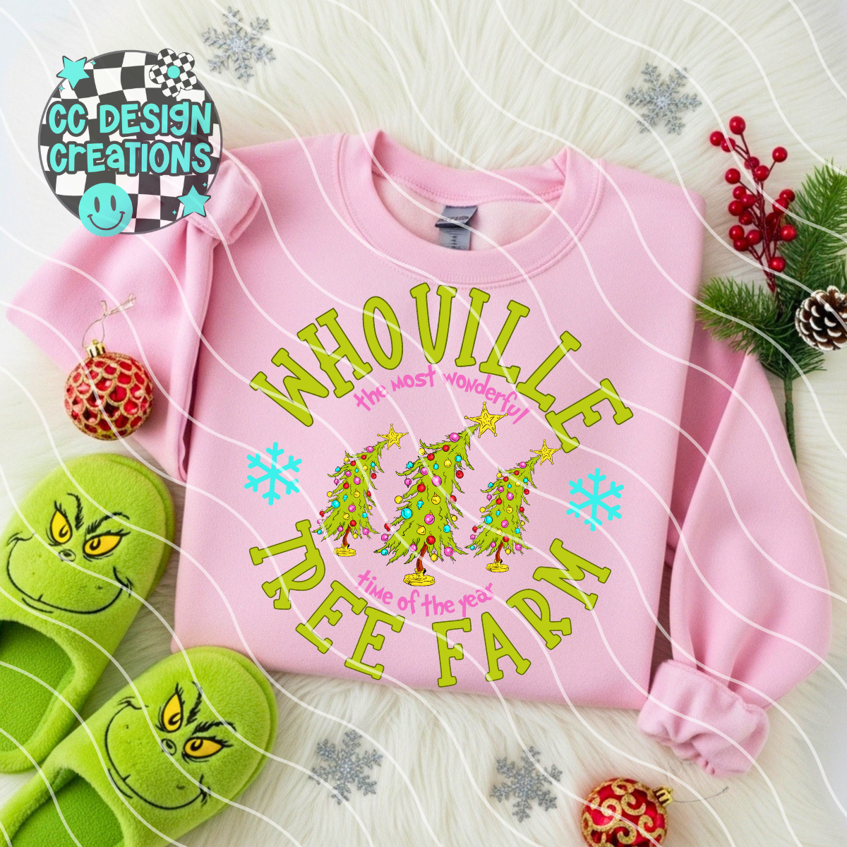 Whoville Tree Farm PNG Digital Download