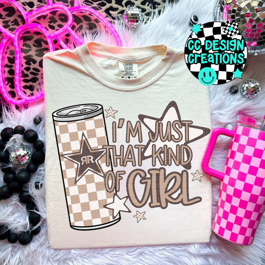 Just That Kind of Girl Rock star PNG Digital Download