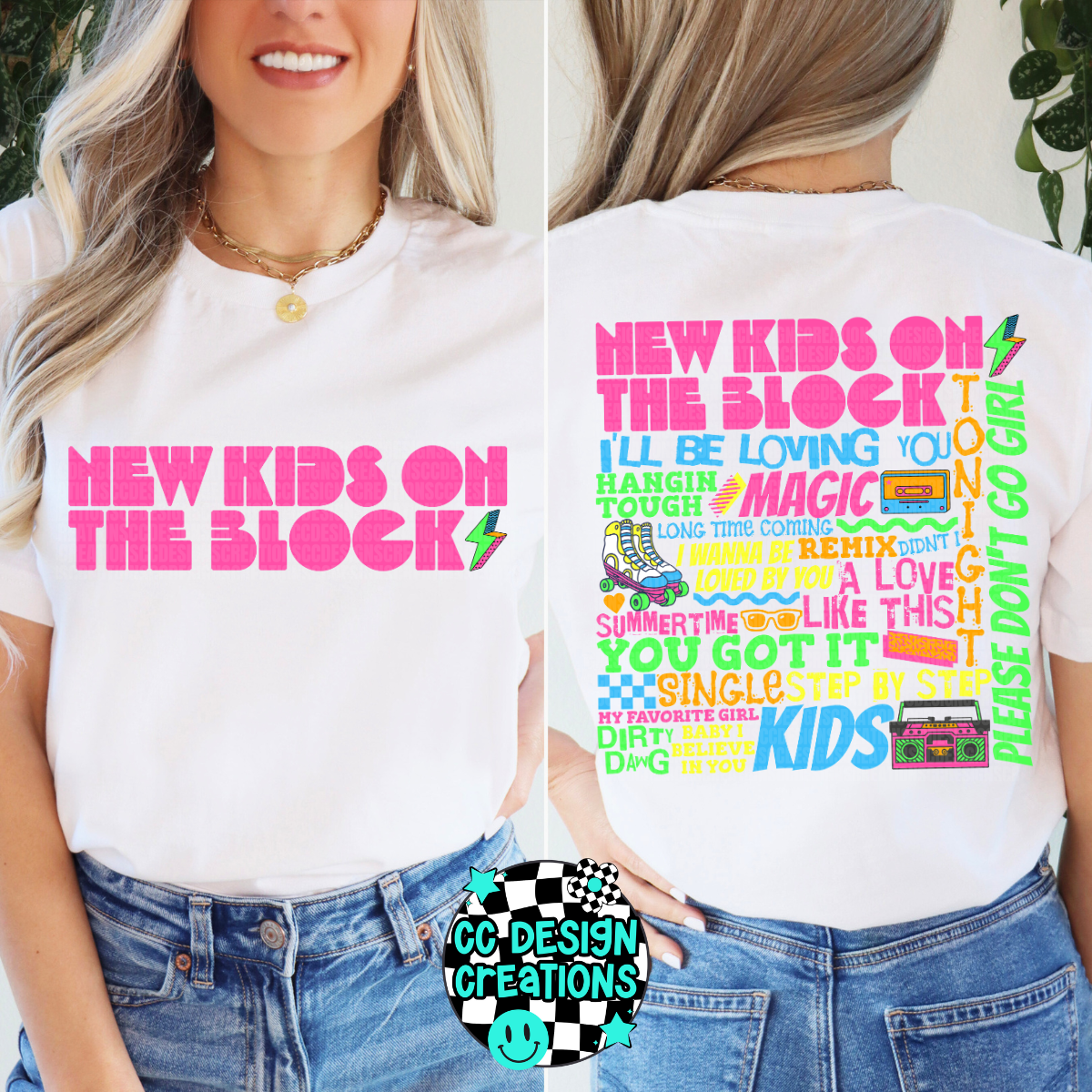 New Kids On The Block Collage PNG Digital Download