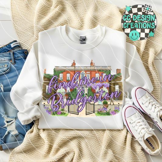 Find Me In Bridgerton PNG Digital Download