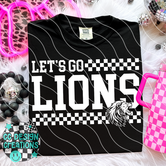 Lets Go Lions PNG Digital Download