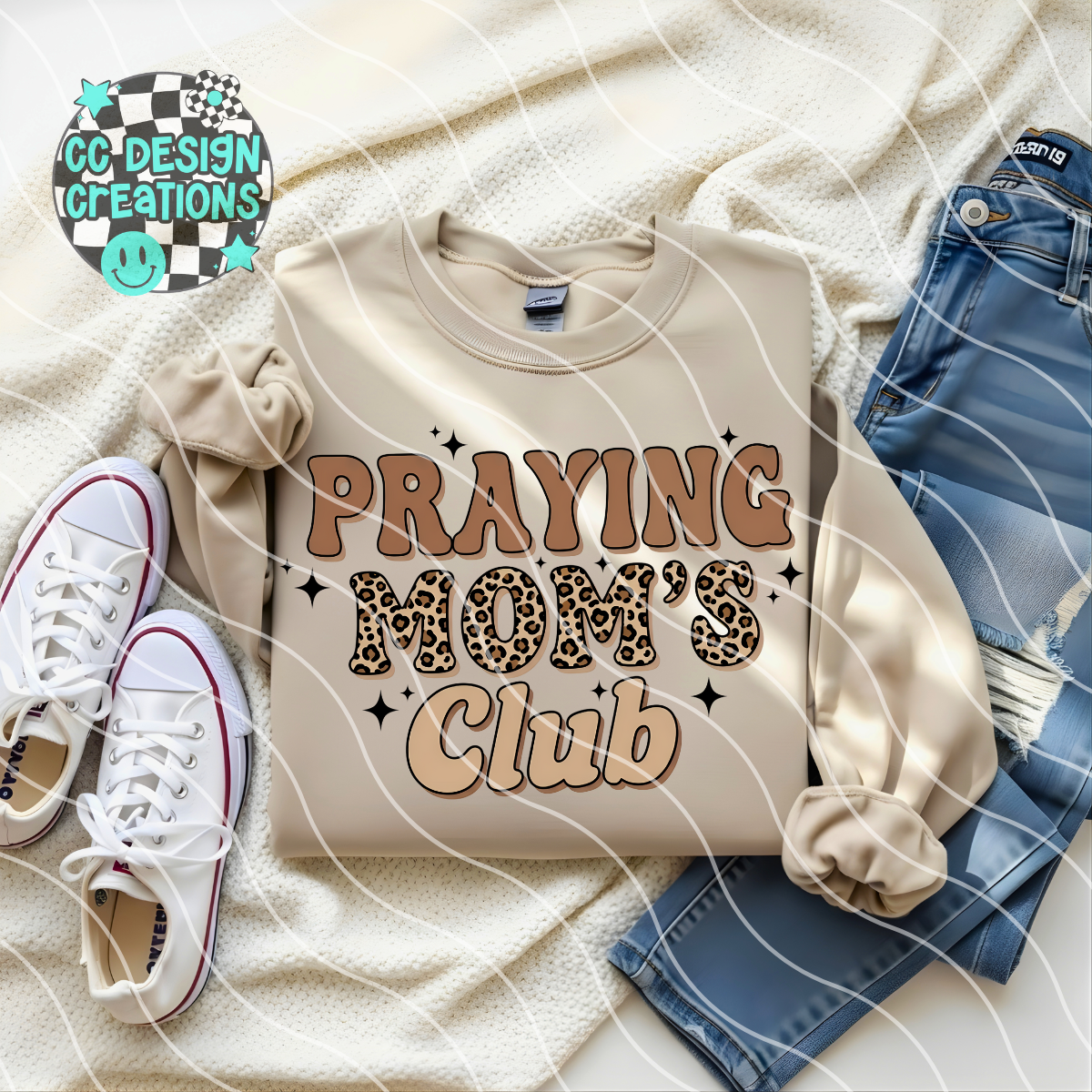 Praying Moms Club PNG Digital Download