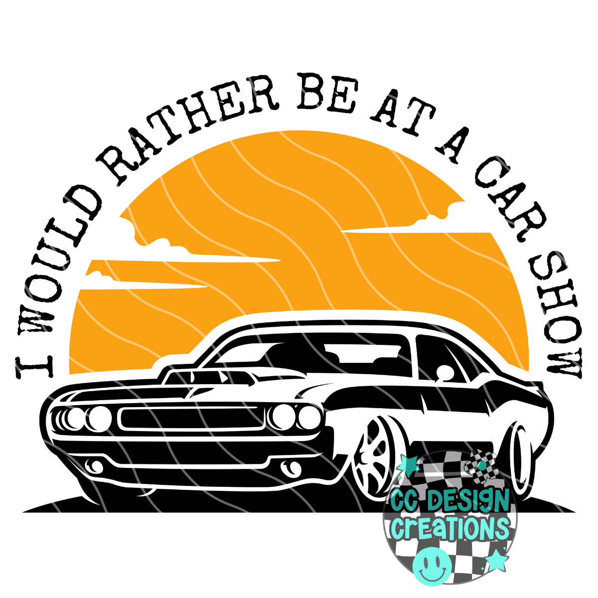 Car Show PNG Digital Download