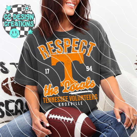 Respect The Locals Tennessee PNG Digital Download