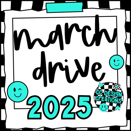 MARCH 2025 DIGITAL DESIGN DRIVE (116 Designs)