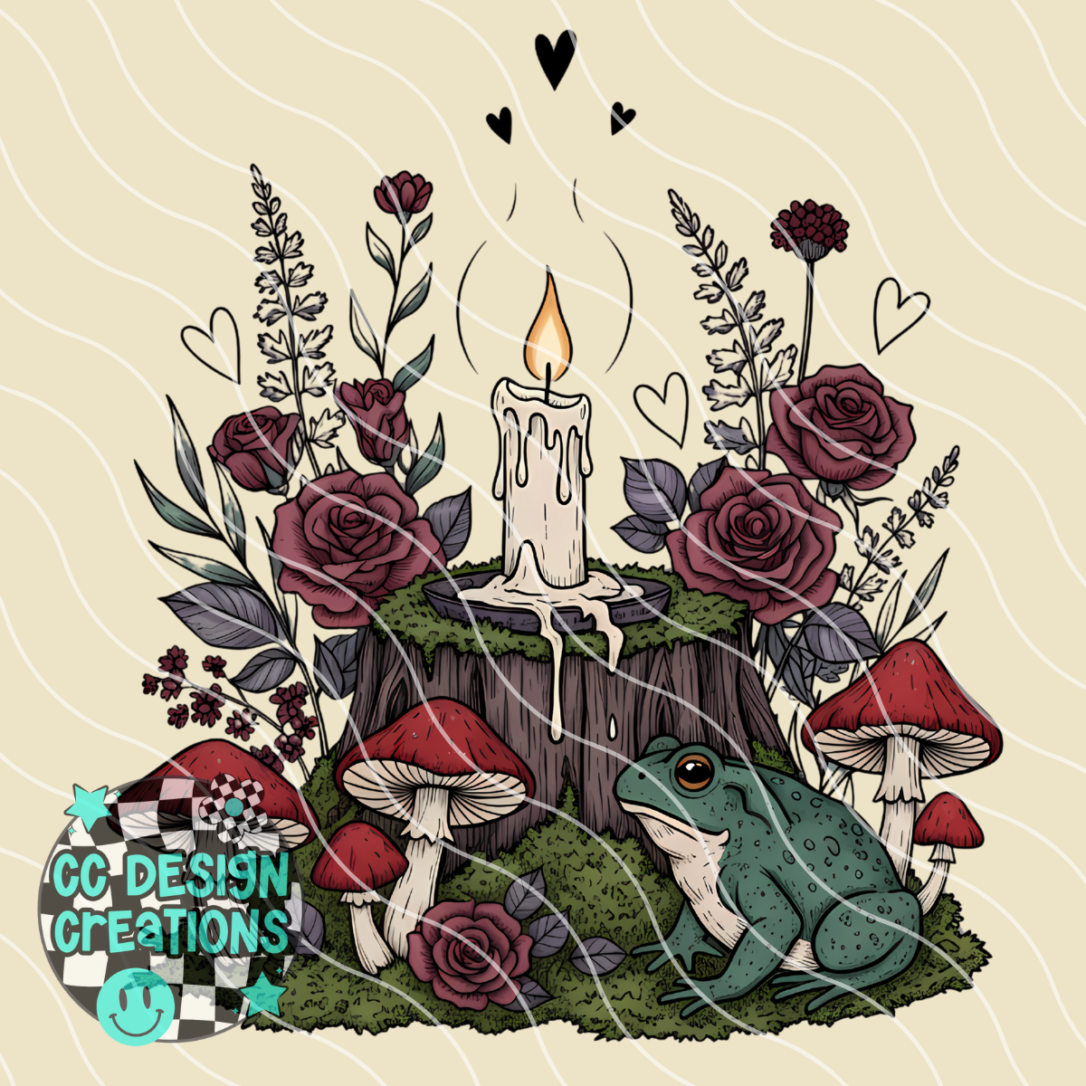 Forest Frog PNG Digital Download