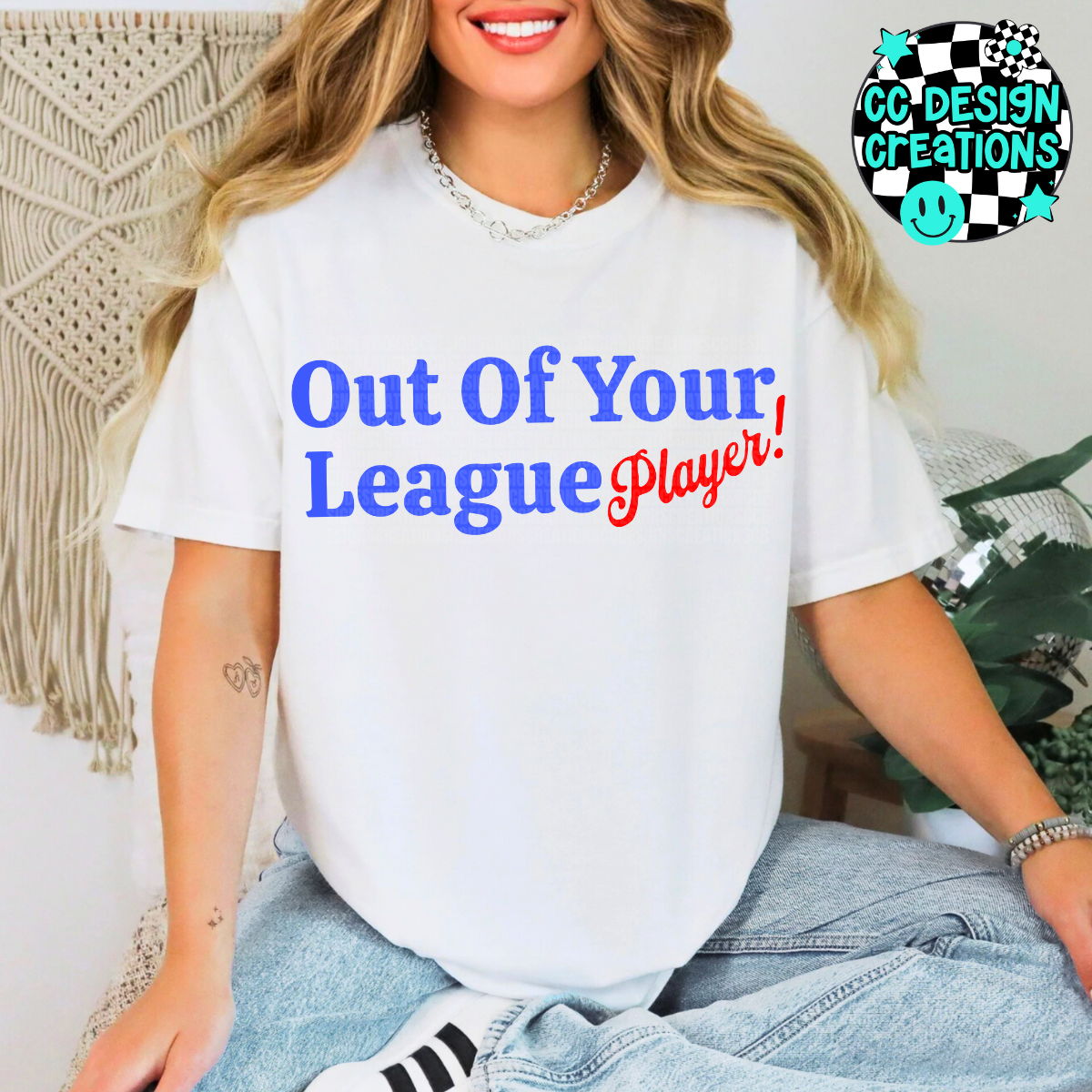 Out Of Your League Player PNG Digital Download