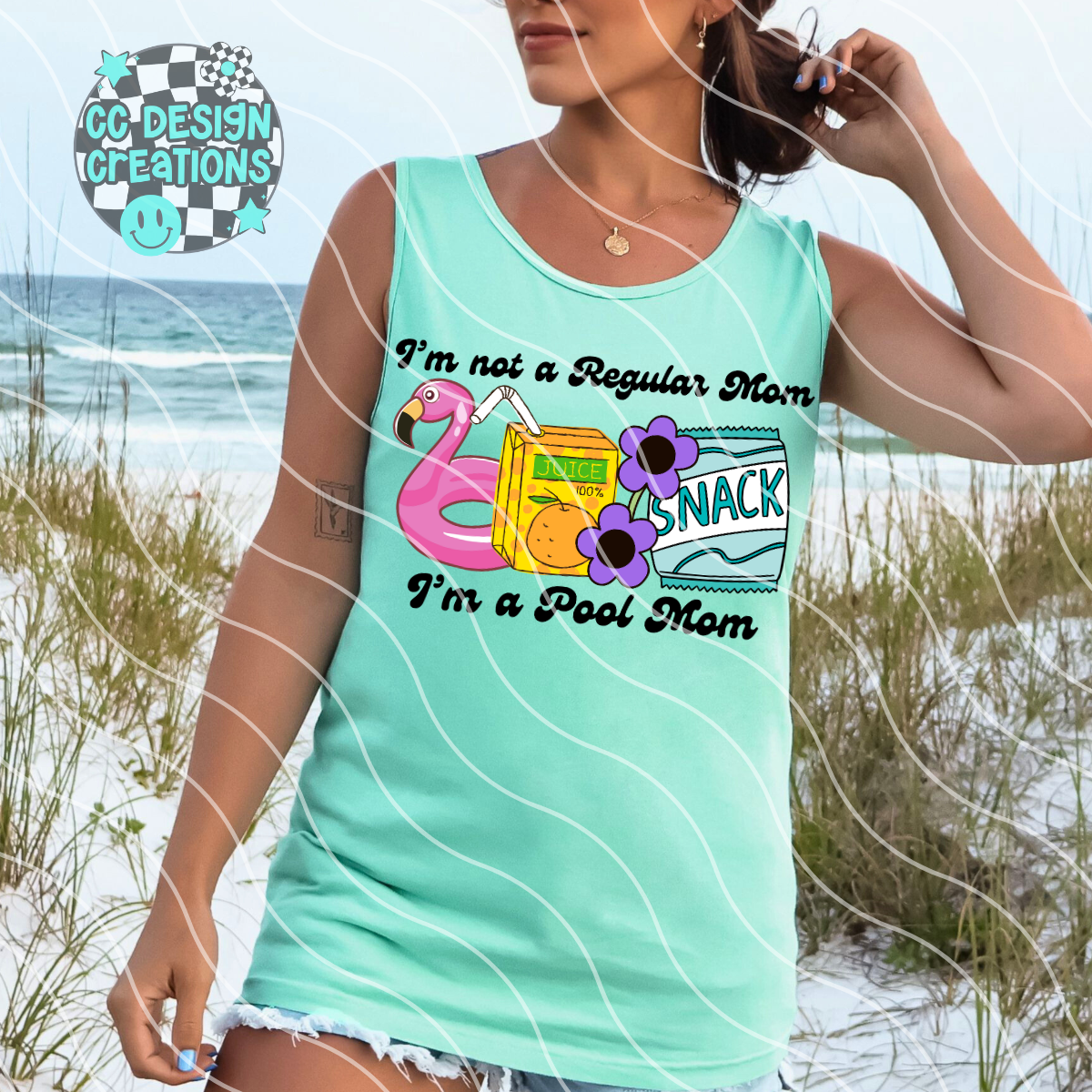 I'm a Pool Mom PNG Digital Download