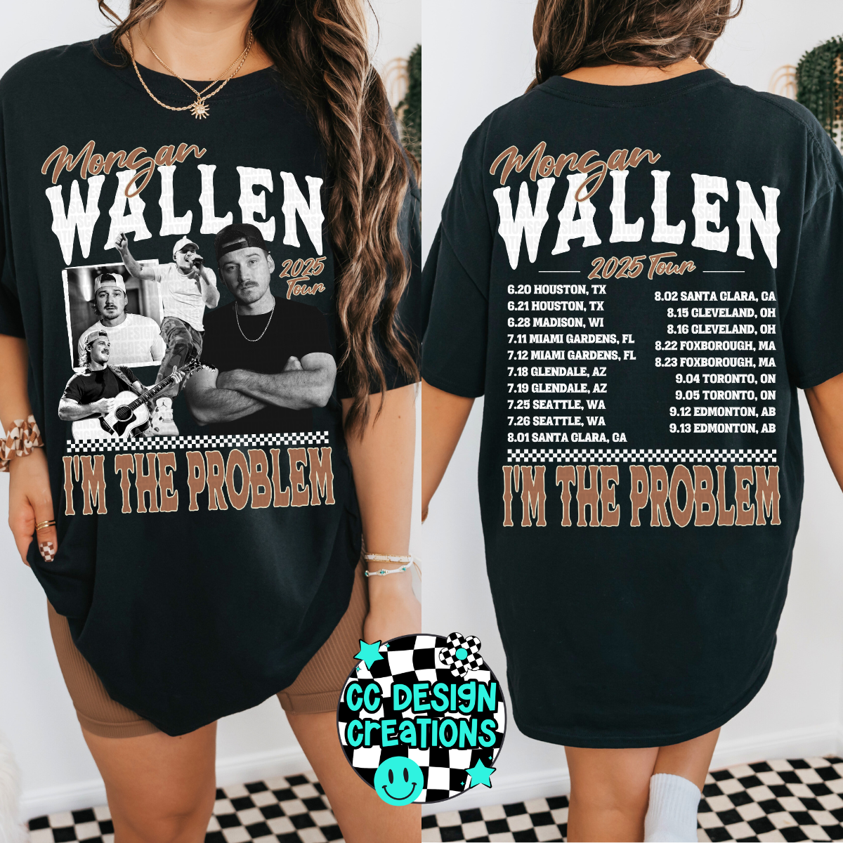 Wallen I'm The Problem Tour PNG Digital Download (3 Versions Included)