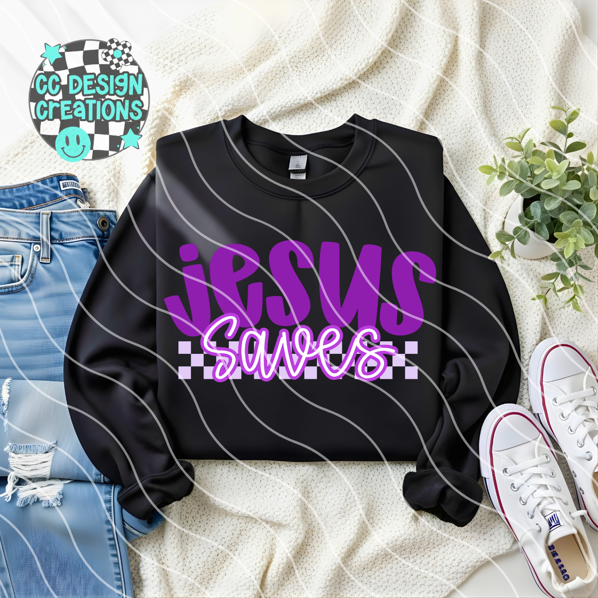 Jesus Saves PNG Digital Download