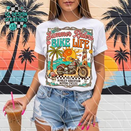 Bike Life PNG Digital Download