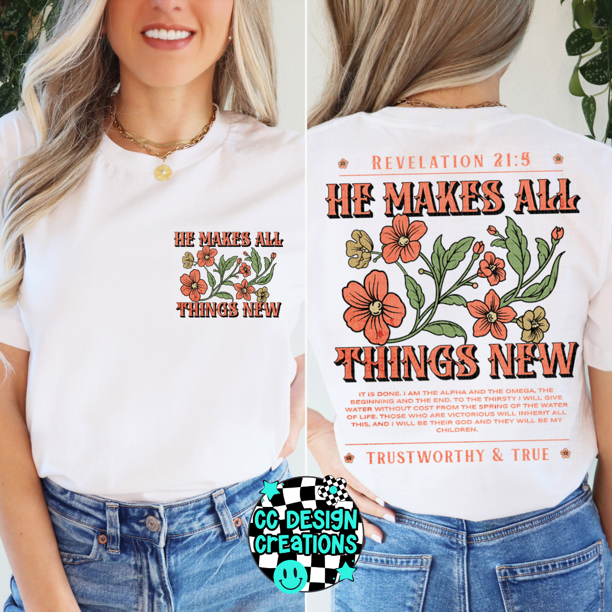 He Makes All Things New PNG Digital Download