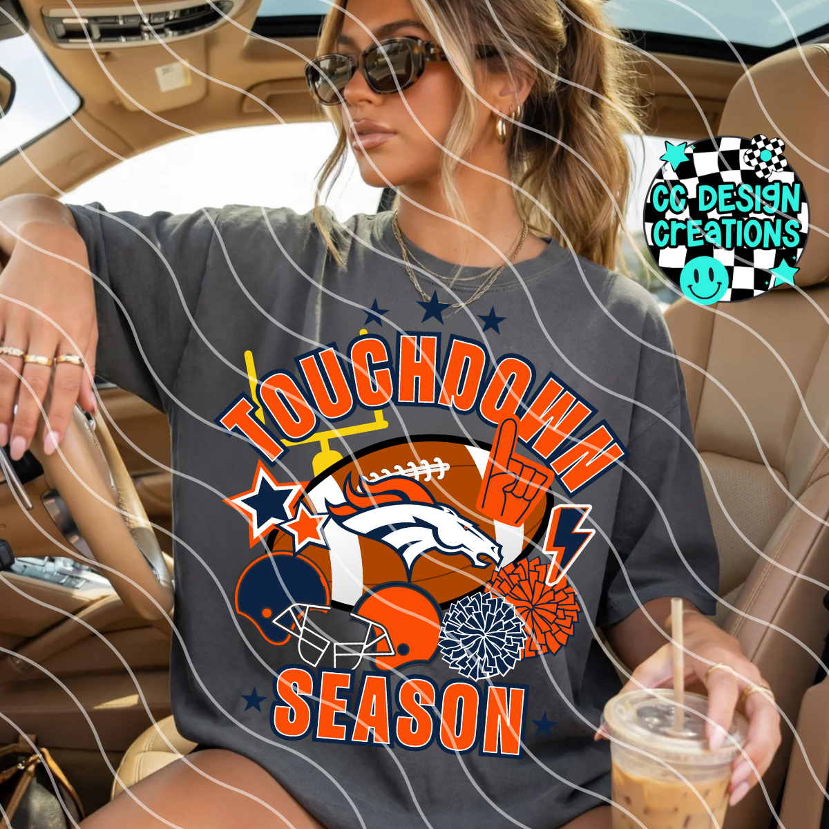 BRONCS TOUCHDOWN SEASON PNG DIGITAL DOWNLOAD