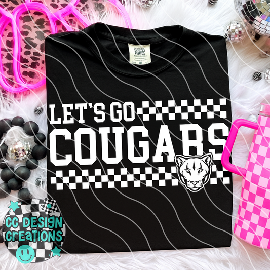 Lets Go Cougars PNG Digital Download