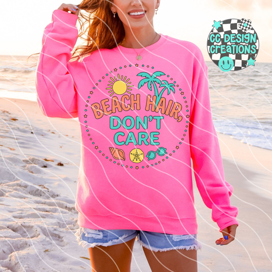 Beach Hair PNG Digital Download