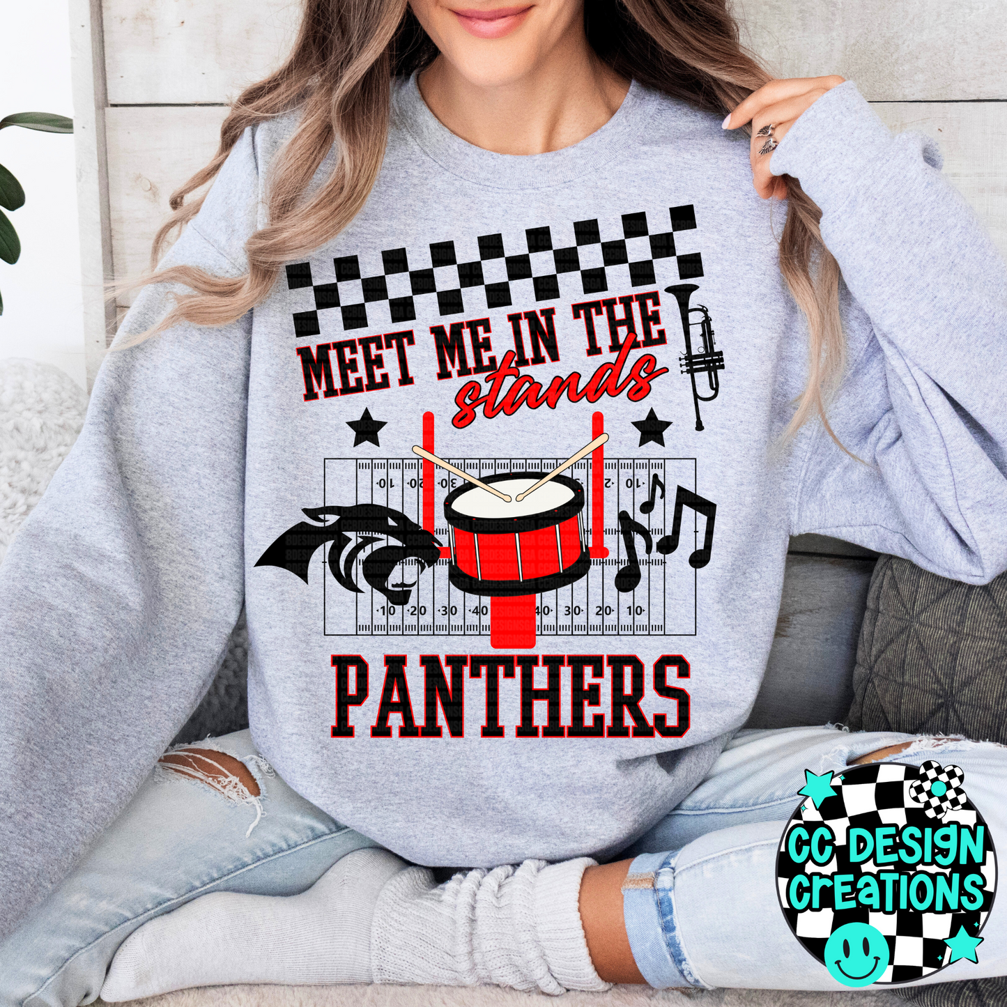 CUSTOM Meet Me In The Stands Band School Spirit PNG Digital Download