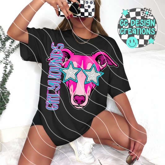 Greyhounds Preppy Mascot PNG Digital Download