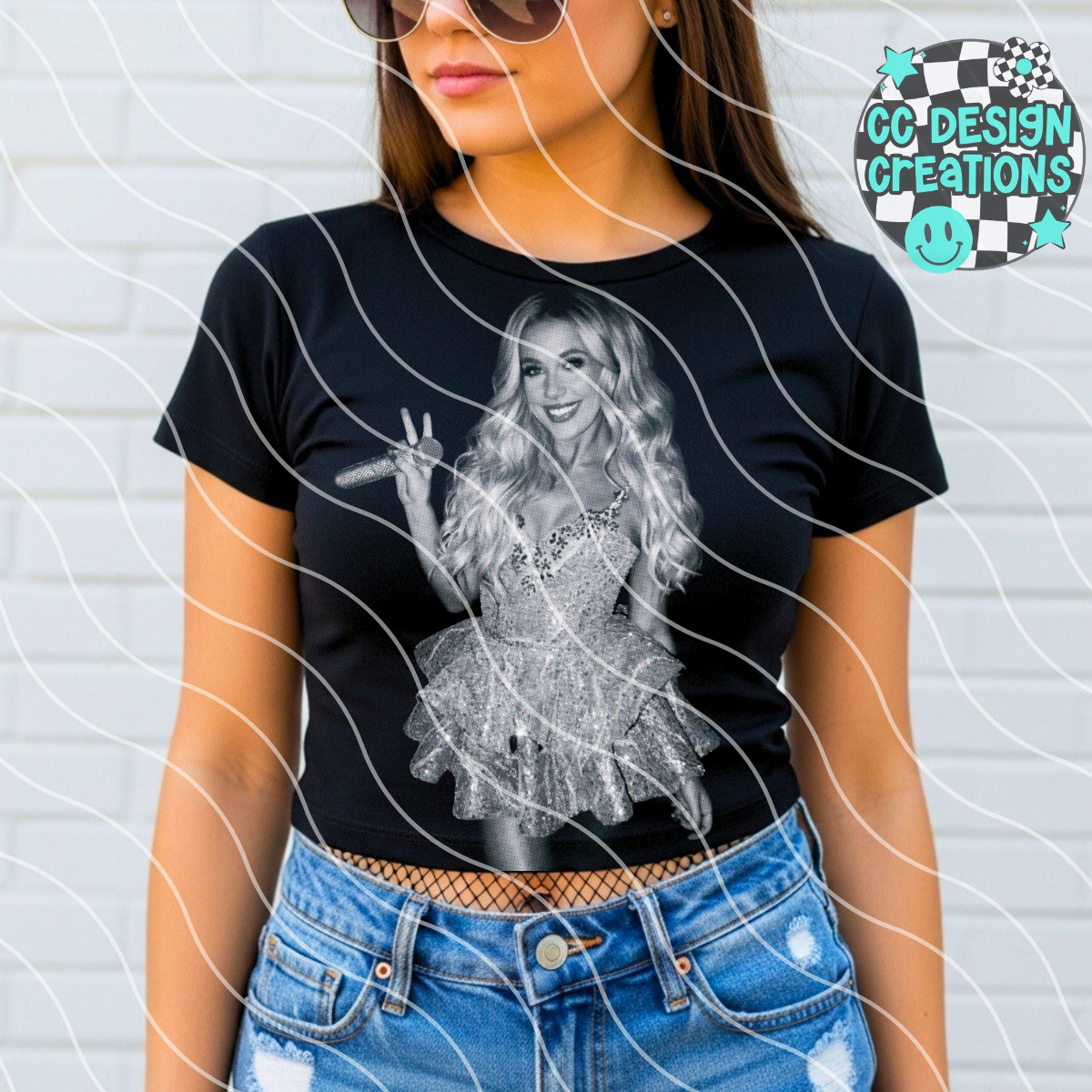 Megan Halftone PNG Digital Download