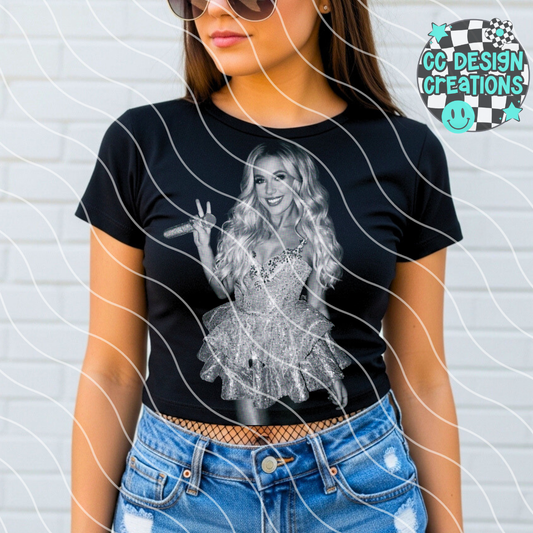 Megan Halftone PNG Digital Download