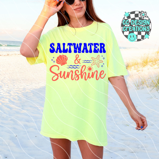Saltwater and Sunshine PNG Digital Download