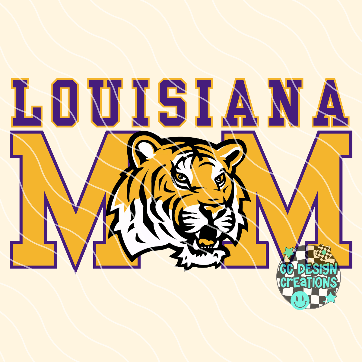 Louisiana Mom PNG Digital Download