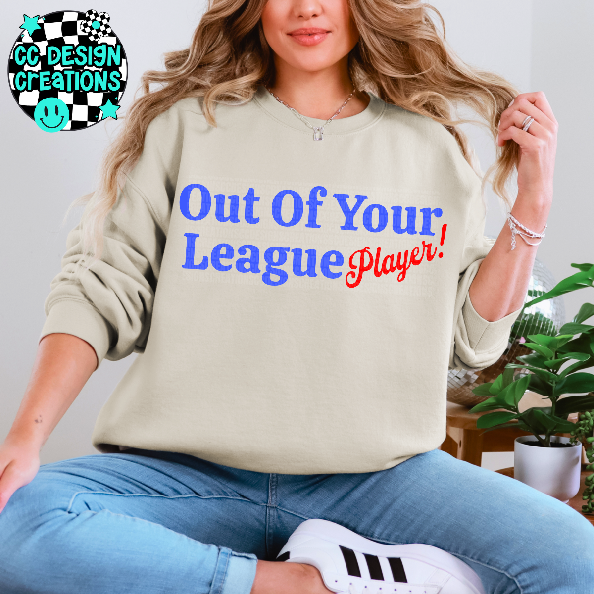 Out Of Your League Player PNG Digital Download